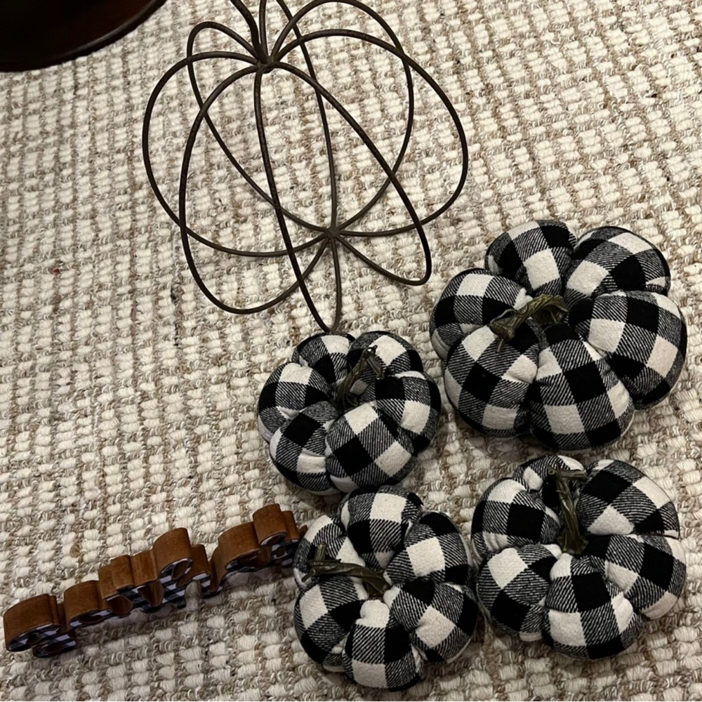 Fall Vignette Setting - 6 Pieces